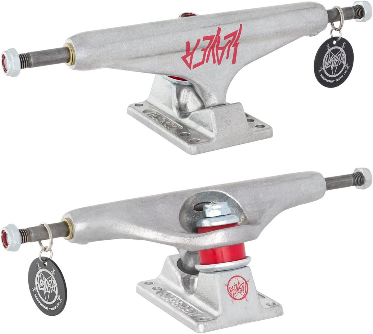 Stevige Skateboard Trucks - Zilveren Paar Skateonderdeel kopen online