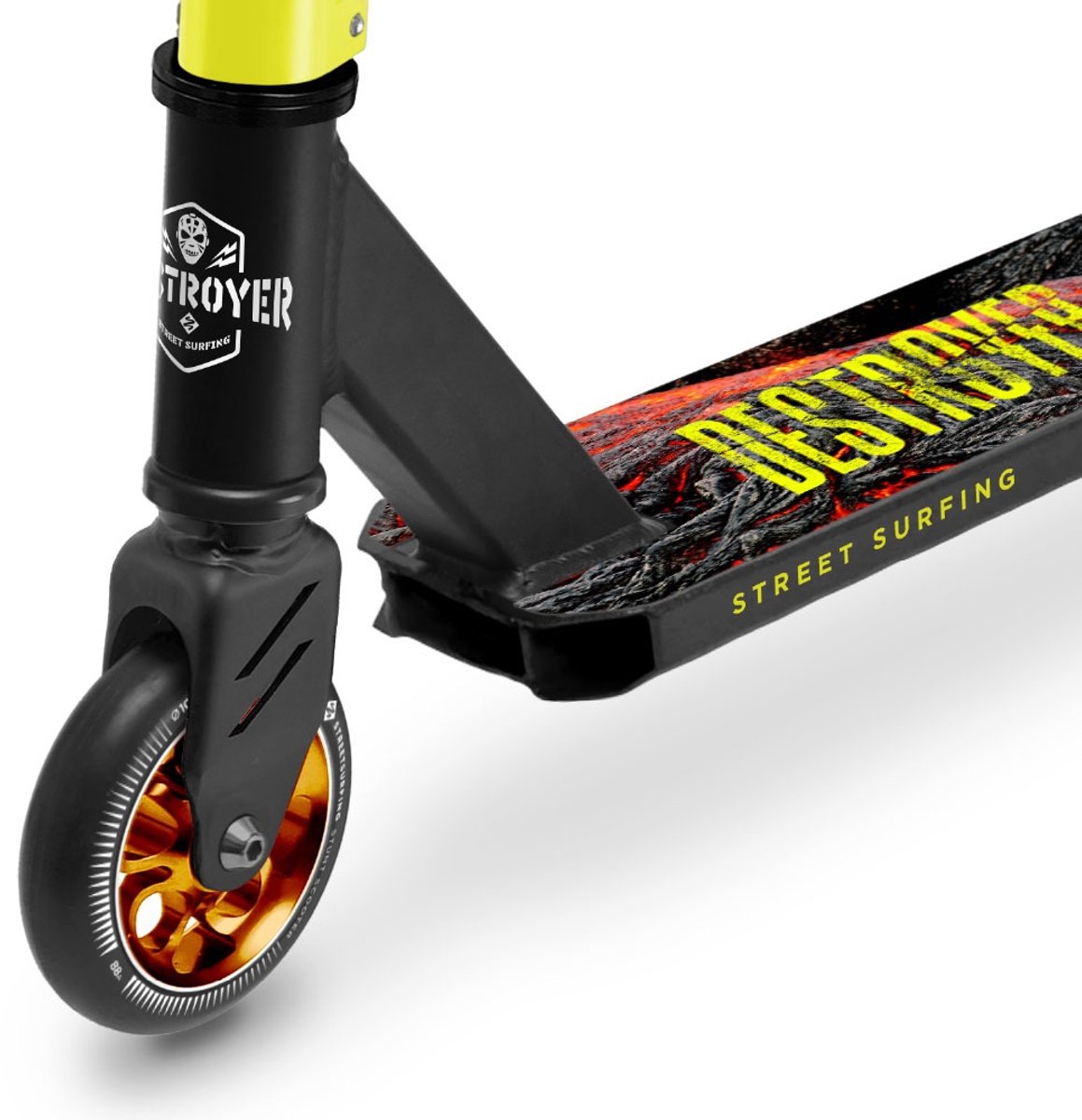 Street Surfing Destroyer Stunt Scooter Magma 100mm Step kopen online