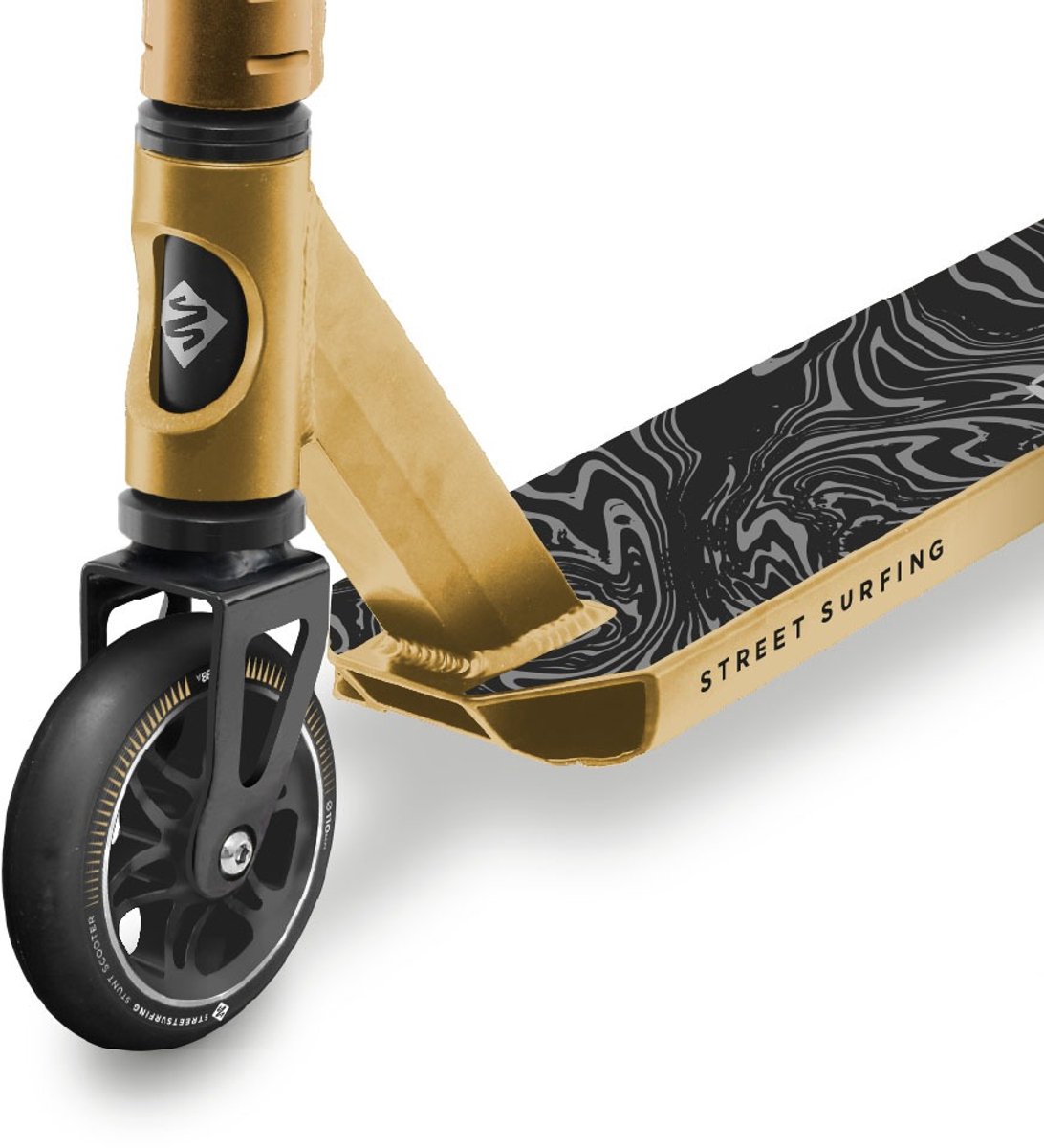 Street Surfing - Ripper Stuntstep - Bloody Gold - 110mm Wielen Step kopen online
