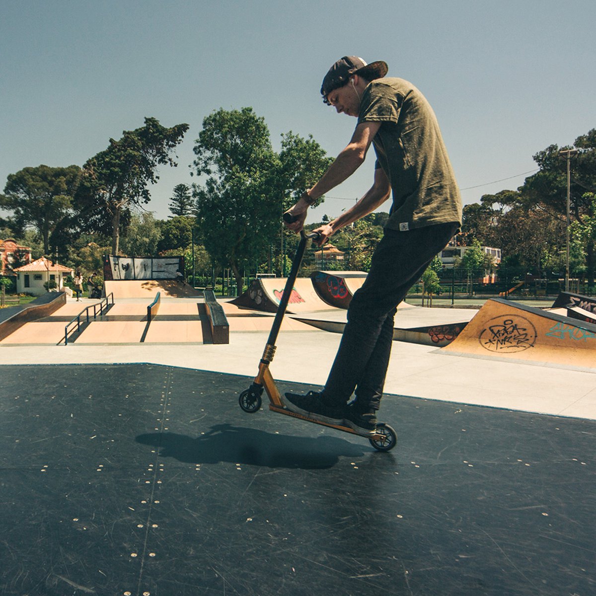 street surfing ripper stuntstep bloody machine 110mm wielen