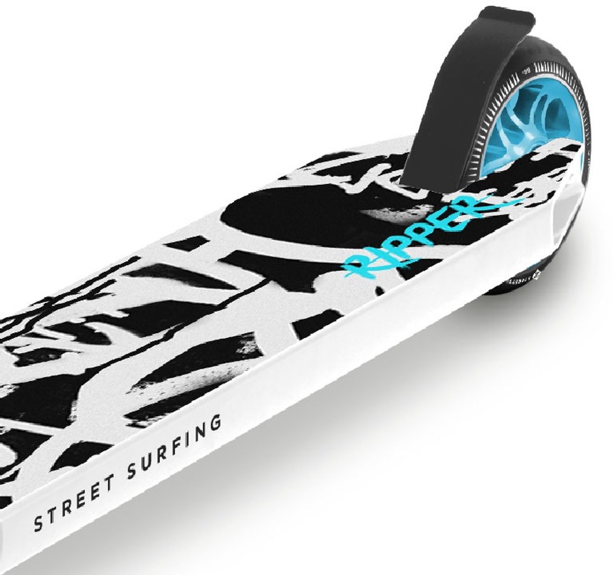 Street Surfing - Ripper Stuntstep - Mercy White - 110mm Wielen Step kopen online