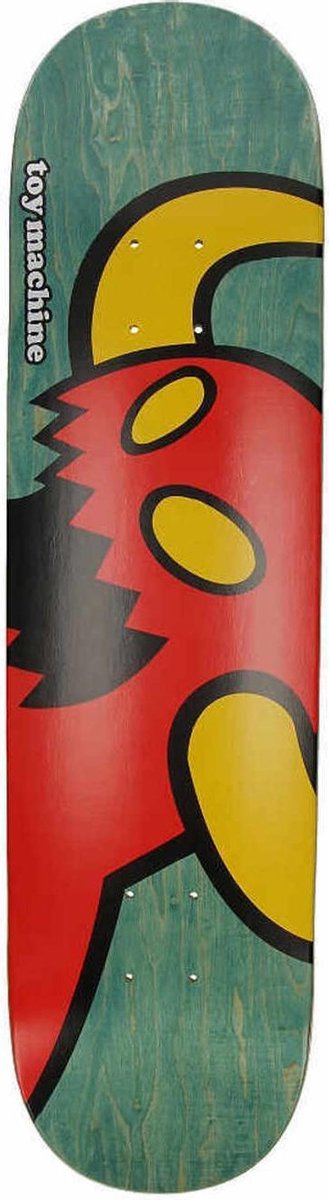 Toy Machine Vice Monster Geassorteerd Skateboarddeck Rood 8.0 Skateonderdeel kopen online