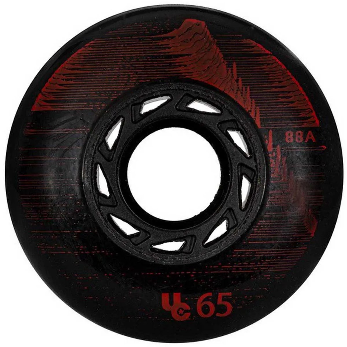 Undercover Wheels Cosmic Signal 4 Unis Schaatswielen Transparant 65 mm Skateonderdeel kopen online