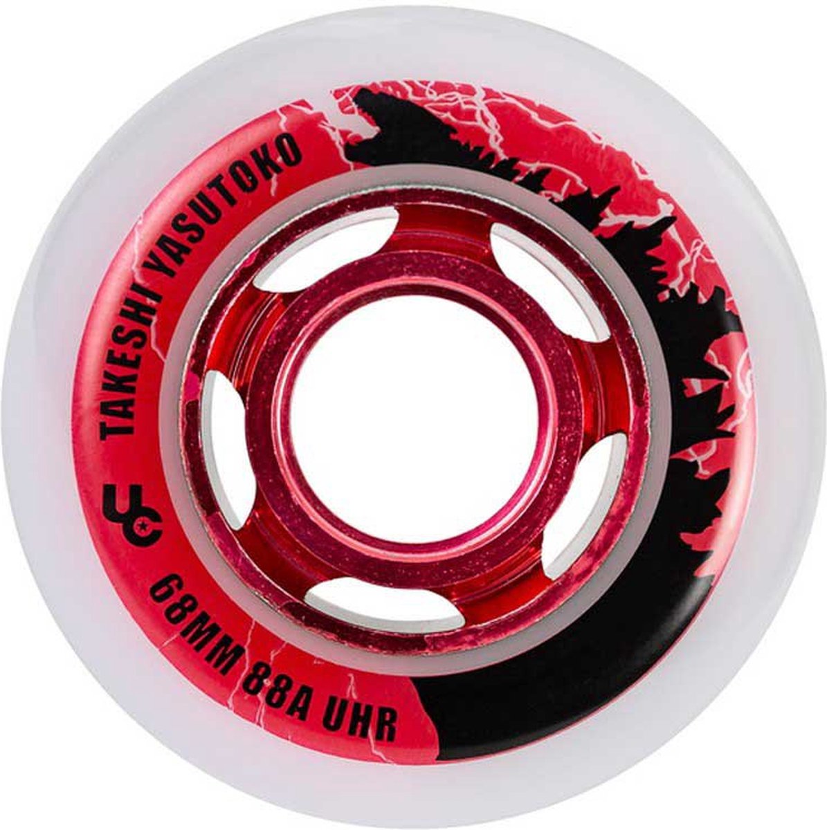 Undercover Wheels Takeshi Yasutoko Movie Schaatswielen 4 Eenheden Rood 68 mm/88A Skateonderdeel kopen online