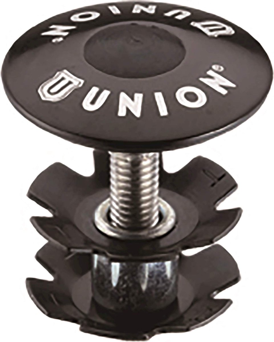 union balhoofd plug kap ahead 1 inch zwart