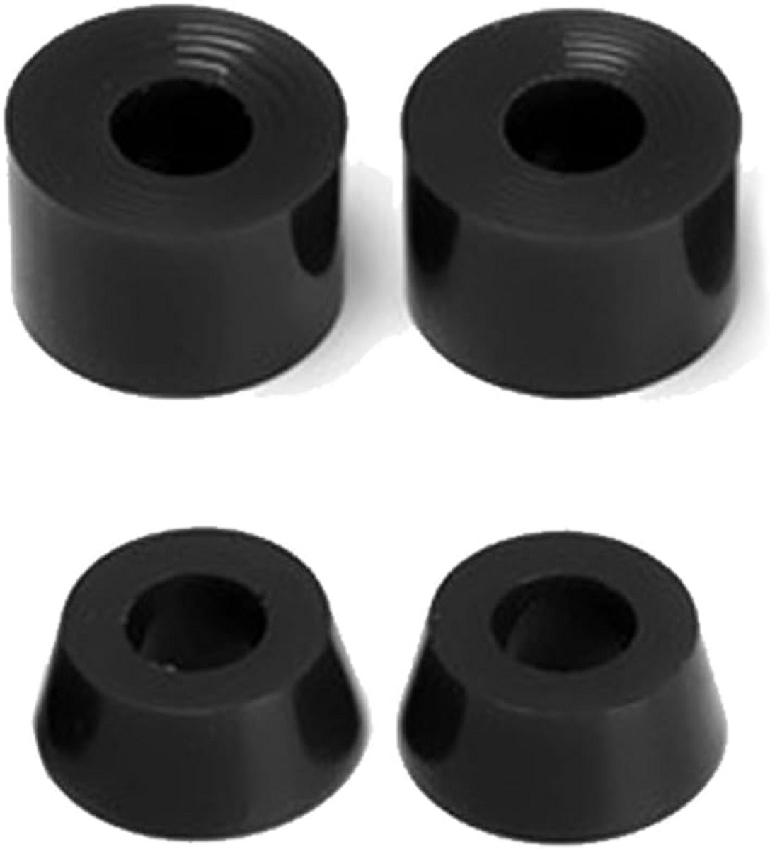 Universele Skateboard en Longboard Stuurbussen Set (4 Stuks) - Schokdempers & Cups Skateonderdeel kopen online