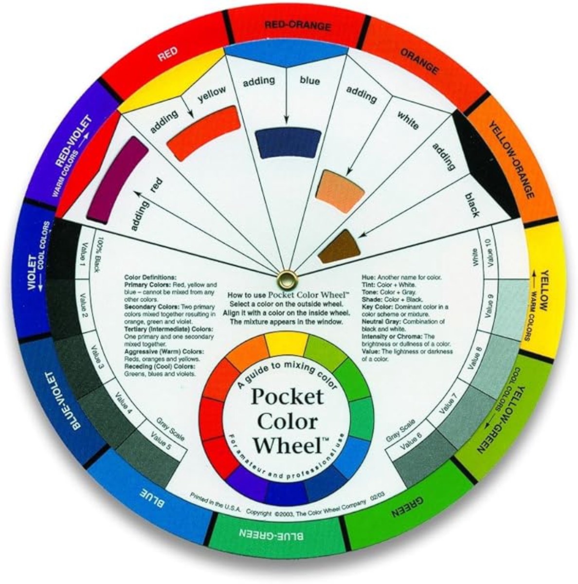 verfmengwiel voor schilderen en airbrushen