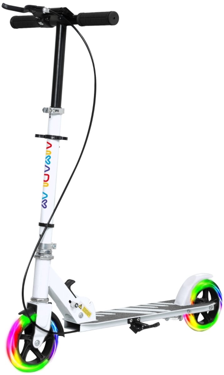 Verstelbare Opvouwbare Step voor Kinderen， Met LED Lichtwielen (Geen Batterijen) en Dubbel Rem - Draagkracht 50 kg voor Jongens en Meisjes 3-8 Jaar Step kopen online