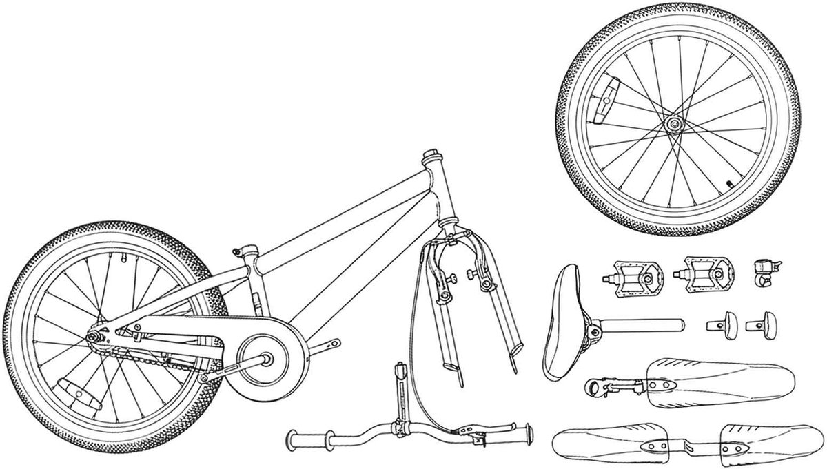 vidaXL - Kinderfiets - 24 - Inch - 6-Speed - voor - 8-12 - jaar - oud - Groen Fiets kopen online