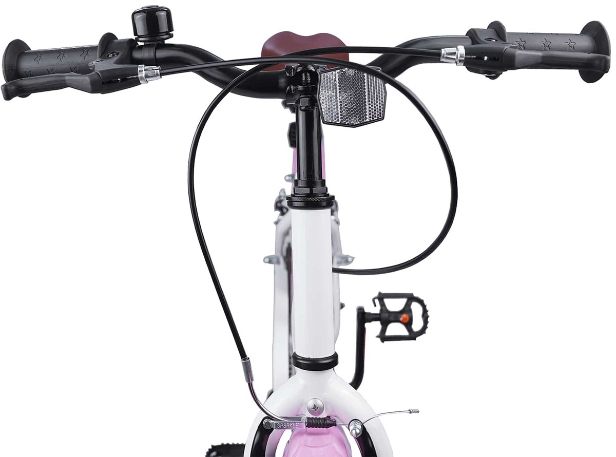 vidaxl kinderfiets 24 inch voor 8 12 jaar oud licht roze