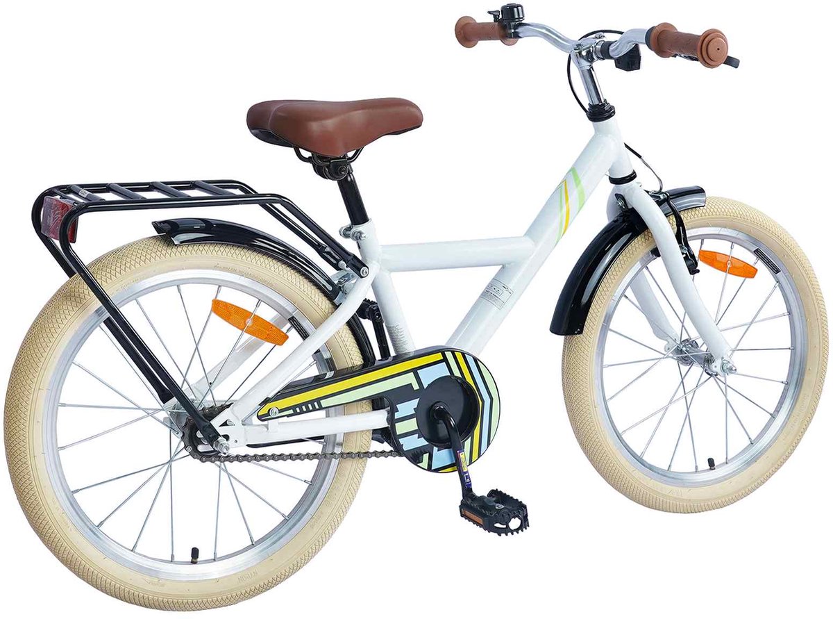 vidaxl kinderfiets 24 inch voor 8 12 jaar oud wit