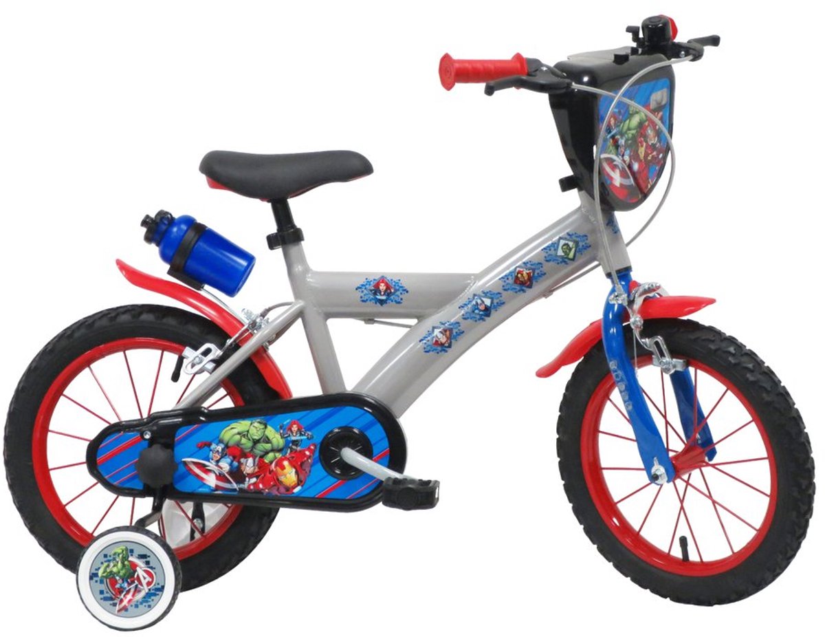 Volare Avengers 14´´ Fiets Grijs 4-6 Years Jongen Kinderfiets kopen online