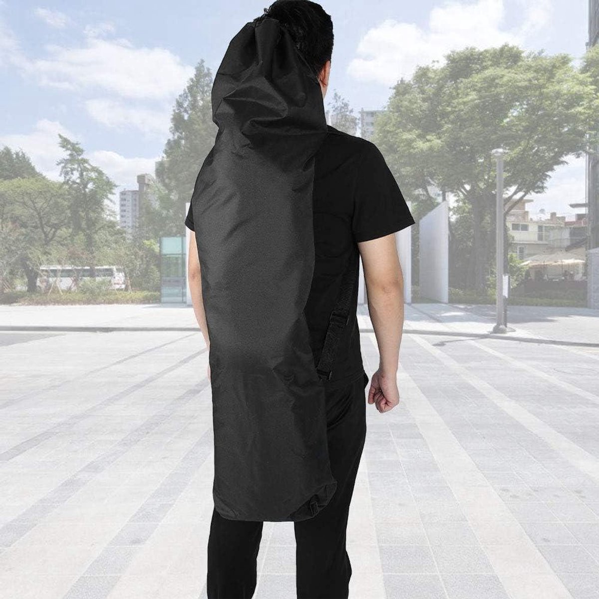 waterdichte longboard tas voor skateboard opbergen 120 x 30 x 15 cm draagtas met accessoiresvak