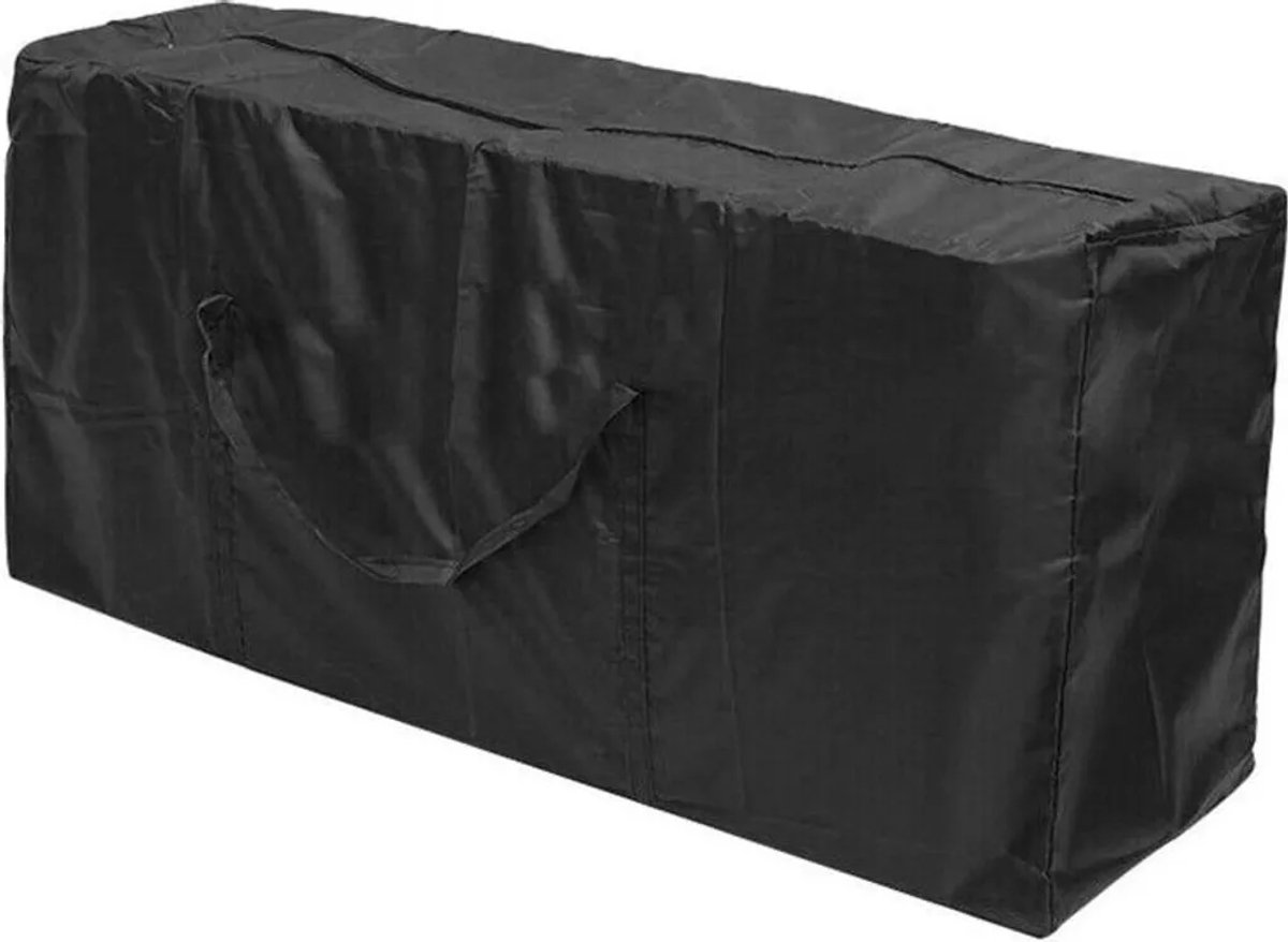 Waterdichte opbergtas van 116x47x51 cm, geschikt voor tuinkussens, zwart. Buitenspeelvoertuigaccessoire kopen online