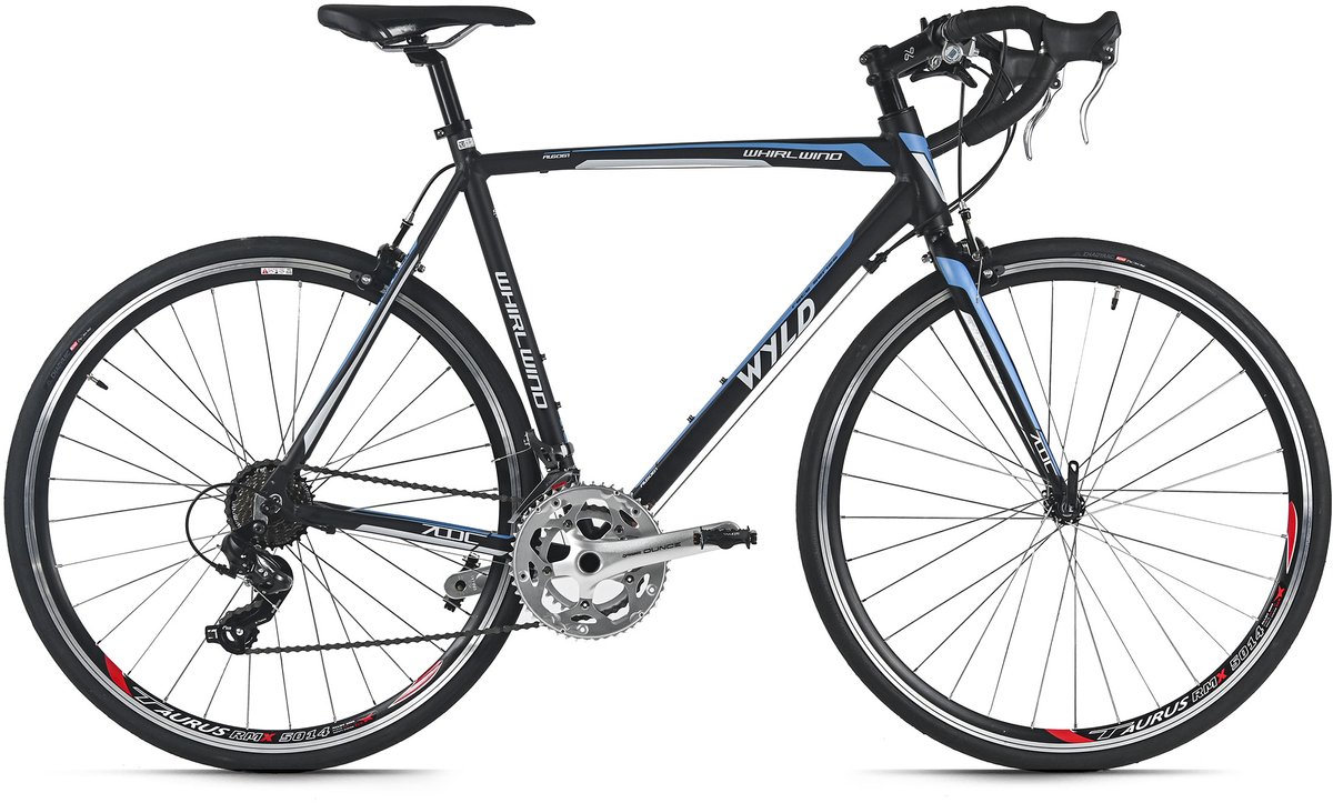 WYLD racefiets 28'' Whirlwind 50 zwart-blauw 14 versnellingen framemaat 60 cm Fiets kopen online