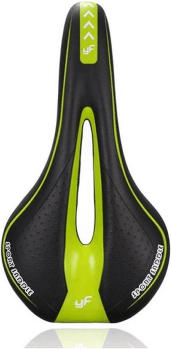 yafee yf 1018 mountainbike zadel fietszadel fietszadel zwart groen
