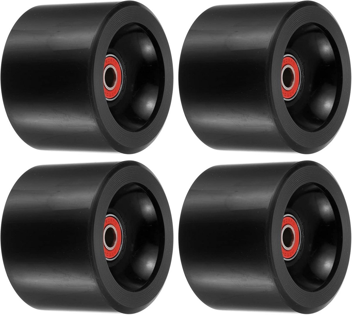 zachte 78a longboard wielen set met abec 9 lagers cruiser en skateboard vervanging