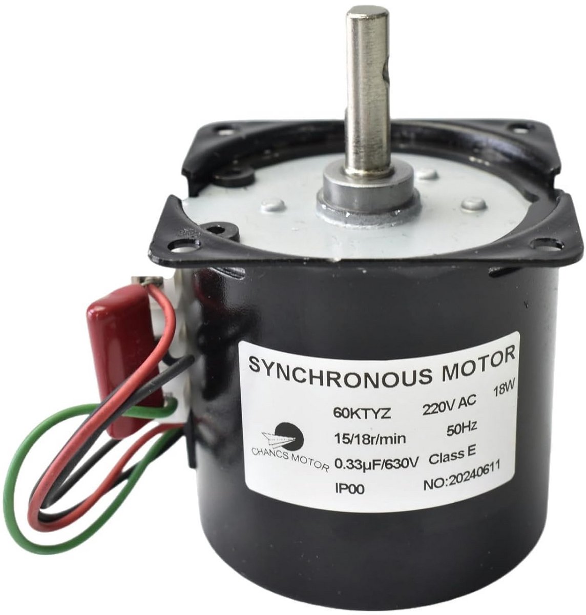 220v synchrone motor 15 18 rpm laag profiel met laag geluidsniveau en hoog koppel