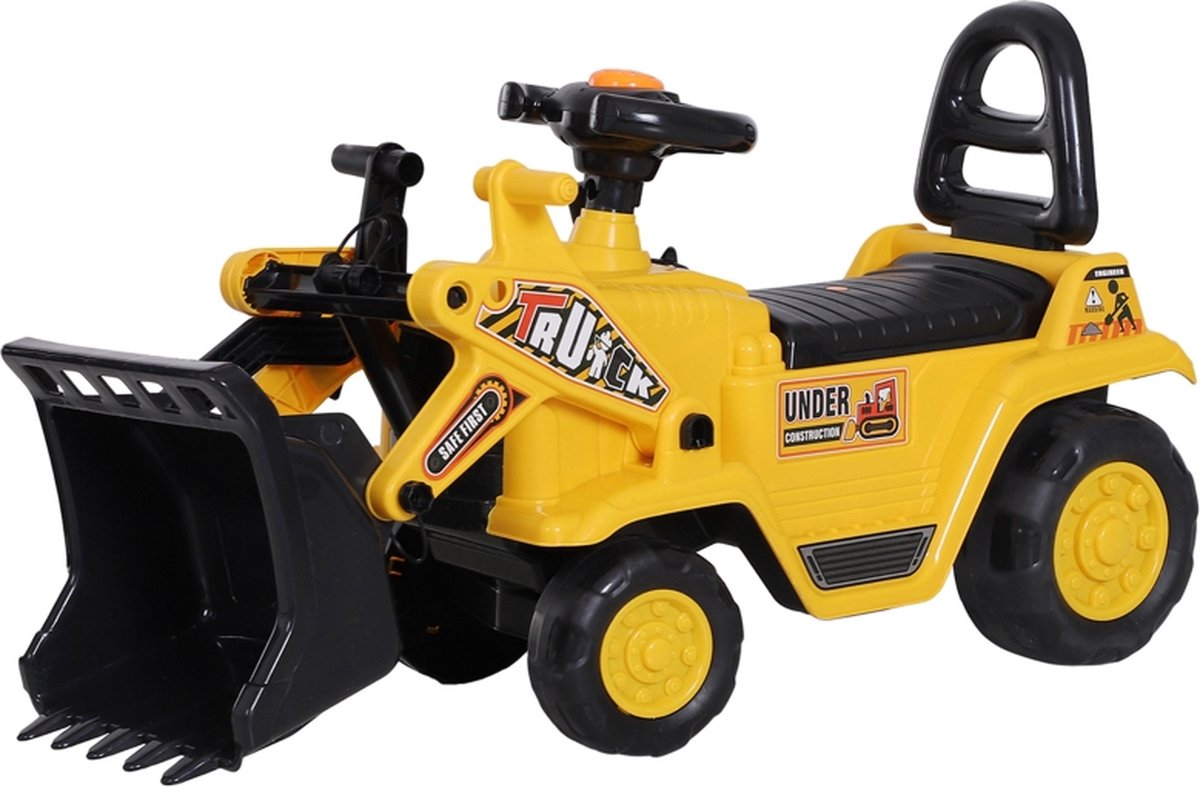 3 in-1 loopwagen - Loopauto - Looptractor - Graafmachine - Speelgoed - 80 cm x 26.5 cm x 39 cm Loopauto kopen online