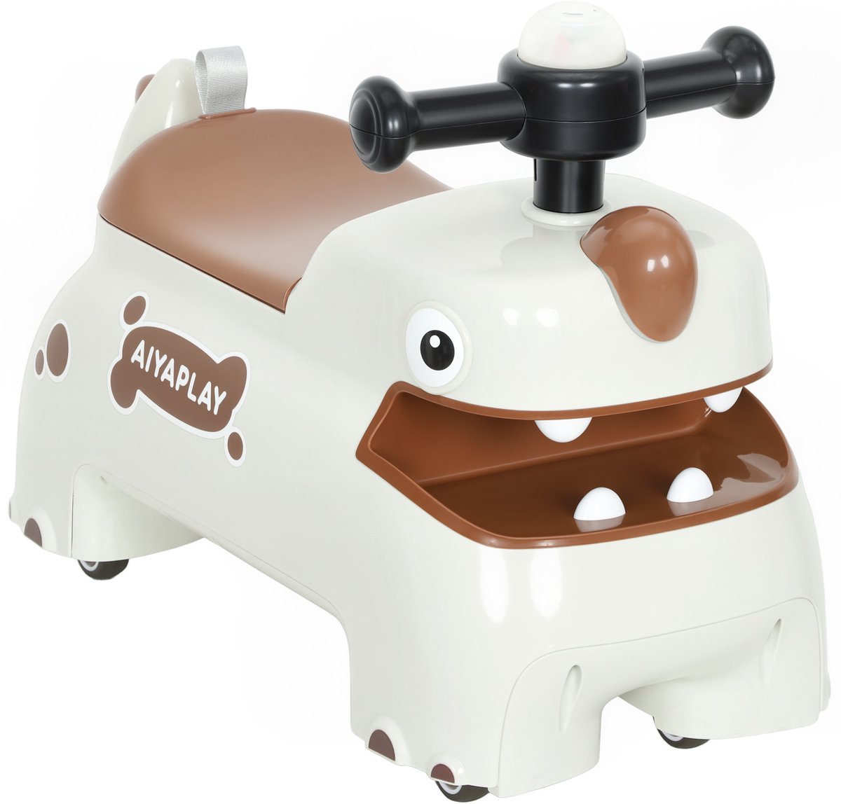 Aiyaplay Kids Sliding Car-Kunststof, Metaal-52L x 24B x 38H cm-Crèmewit Loopauto kopen online