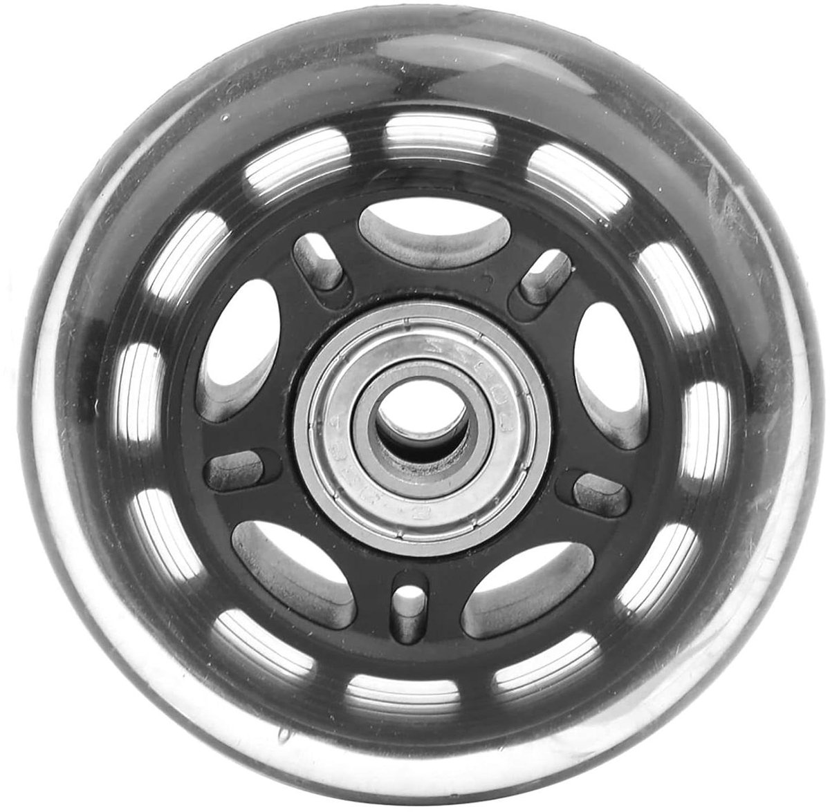 allecto wielen vervanging zwart bagagekarren skateboards handkarren pu materiaal 608 lagers geschikt voor diverse toepassingen