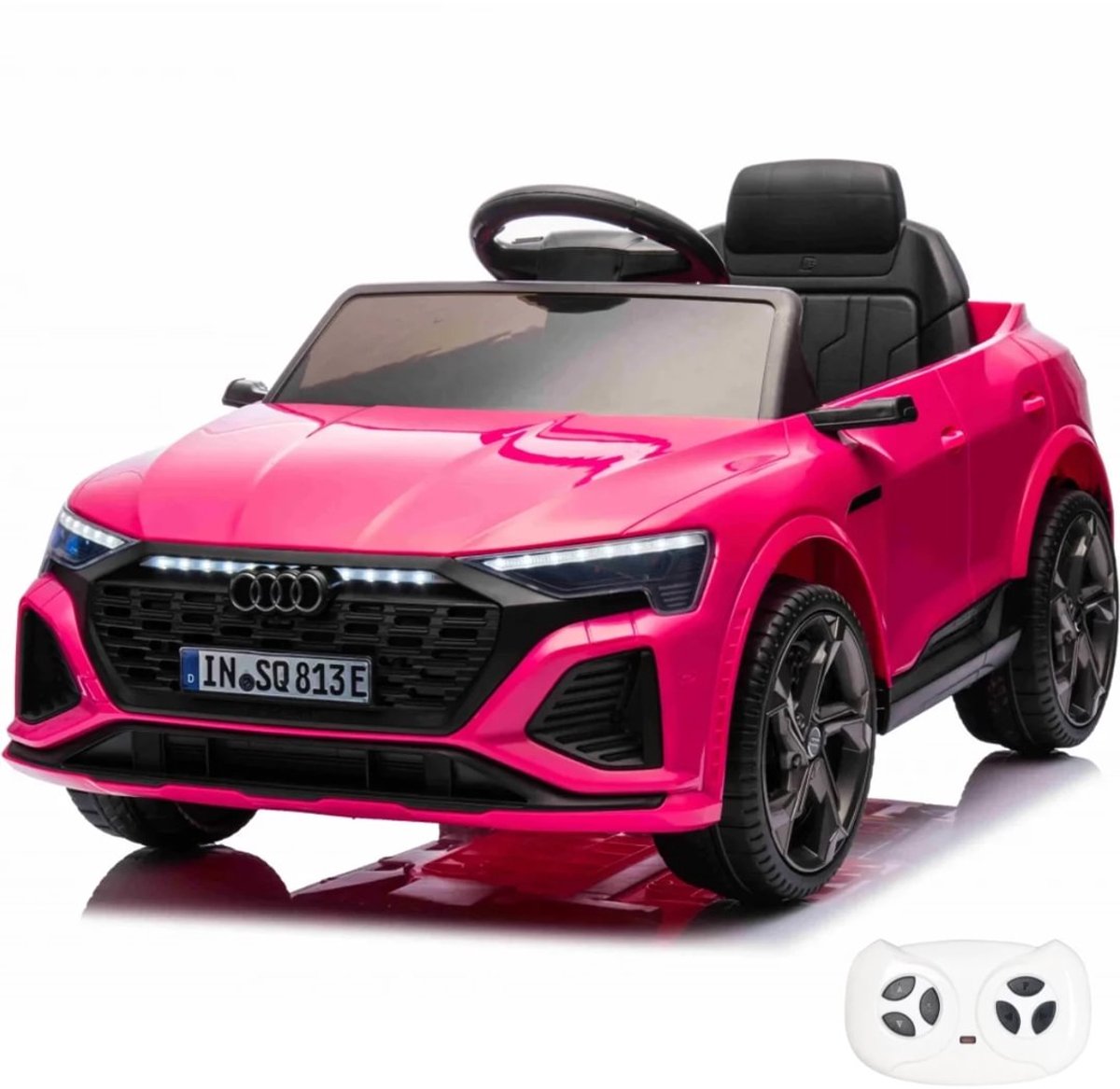 audi sq8 e tron elektrische kinderauto 12v 1 tot 5 jaar roze