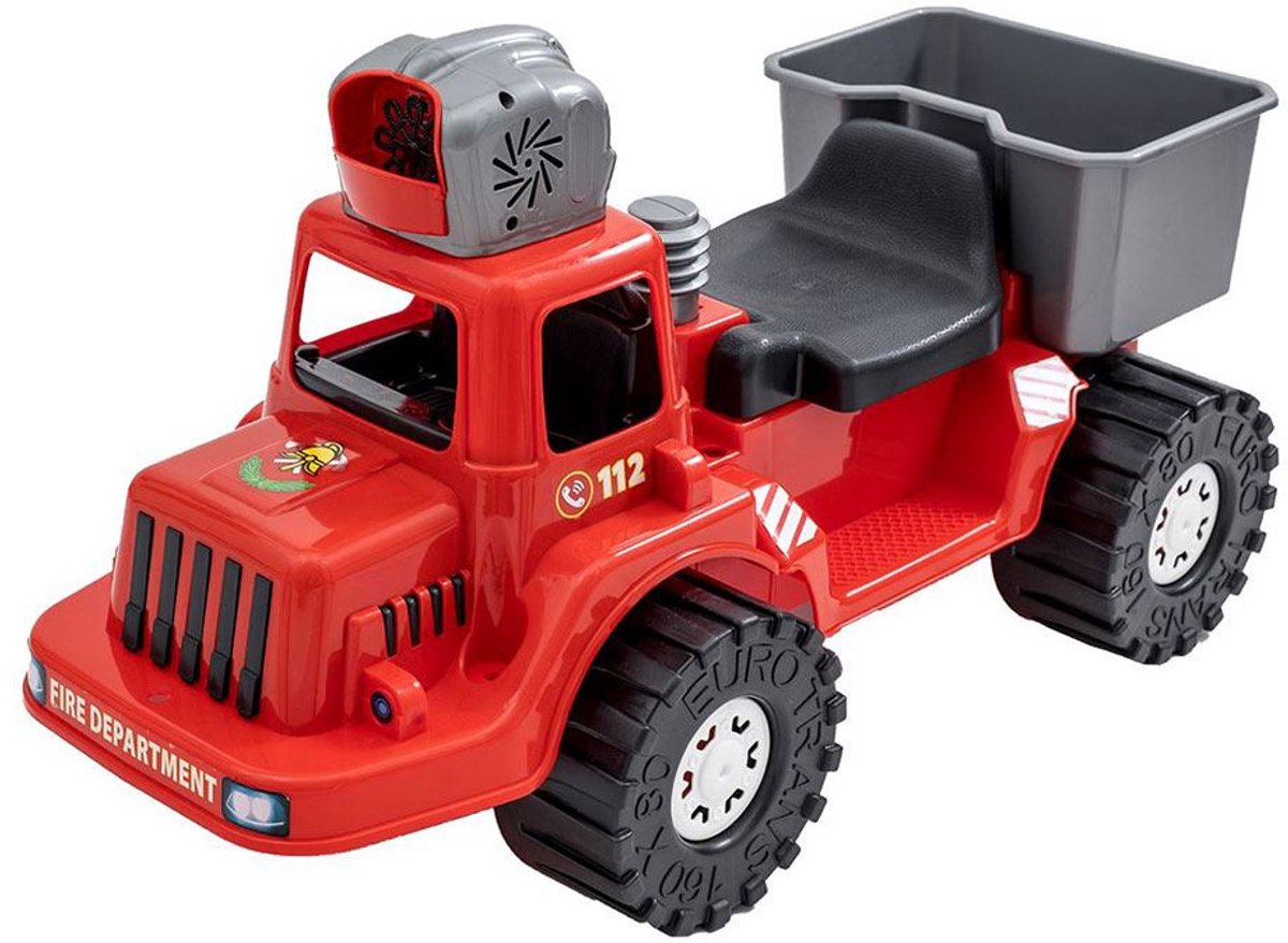 bayo bellenblaas machine kinderbrandweer bouncer rood 70 cm plastic bubbelmachine speelgoed buitenactiviteit vermaak activiteit