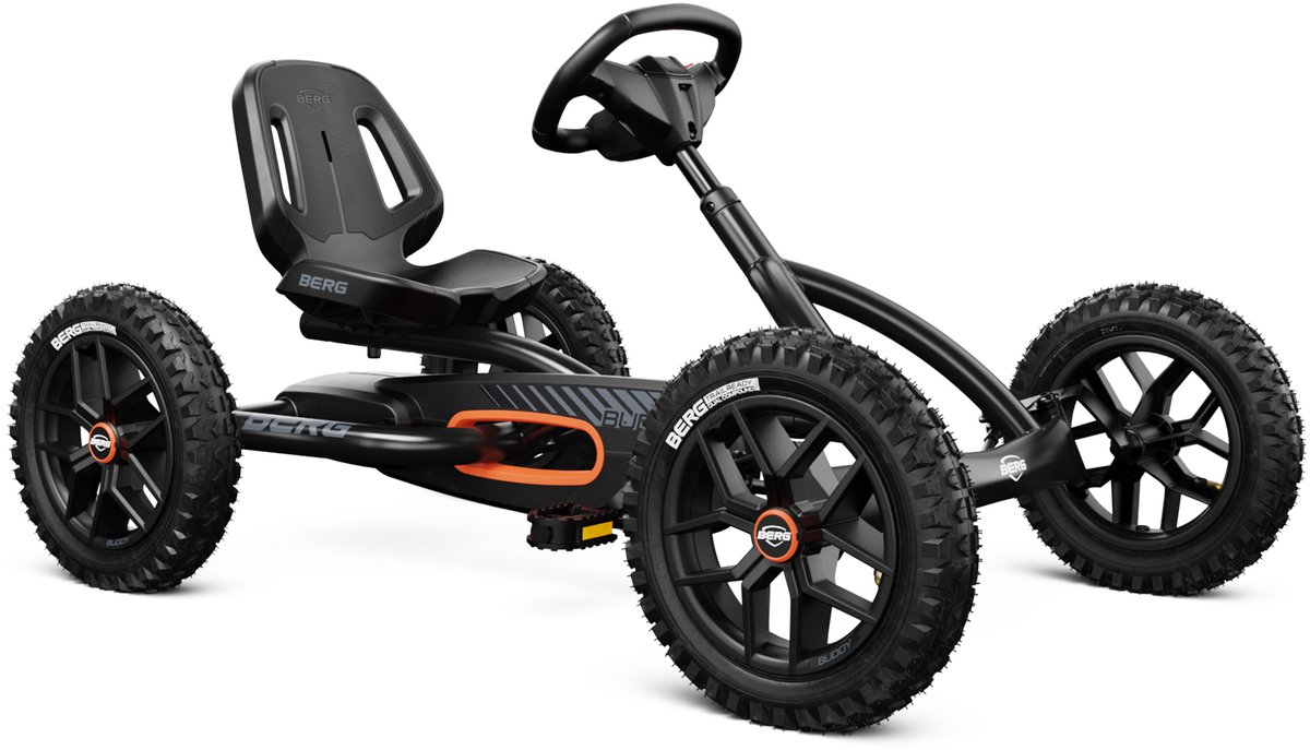 BERG Buddy Cross Black Skelter - 3+ Jaar - Verstelbaar Zadel - Vrijloopautomaat - Zwart Skelter kopen online