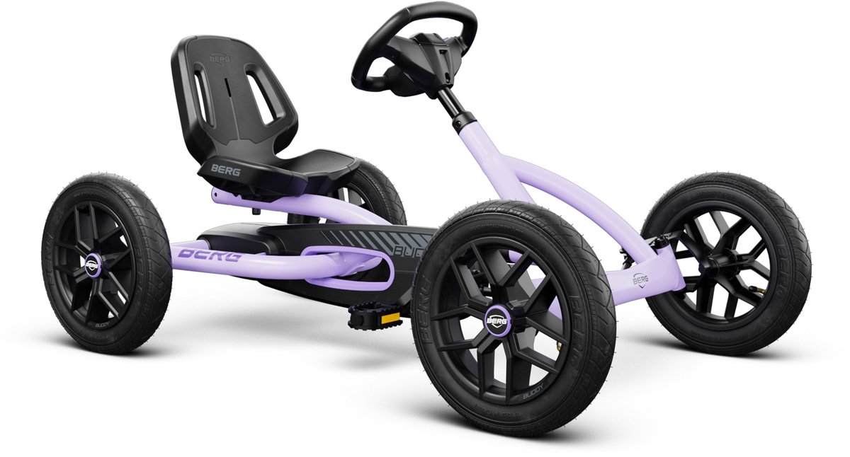 BERG Buddy Purple Skelter - 3+ Jaar - Verstelbaar Zadel - Vrijloopautomaat - Paars Skelter kopen online