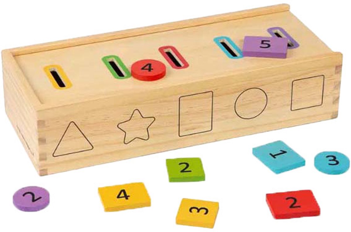 bigjigs houten sorteerbox educatief speelgoed fsc hout