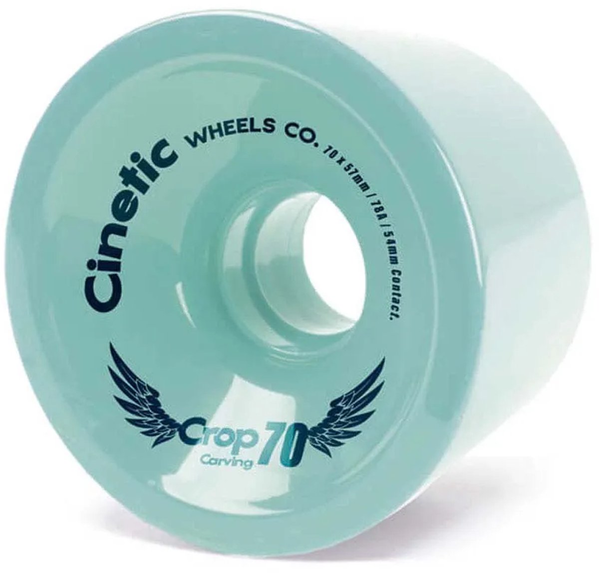 cinetic crop 78a skateboardwielen transparant 70 x 57 mm