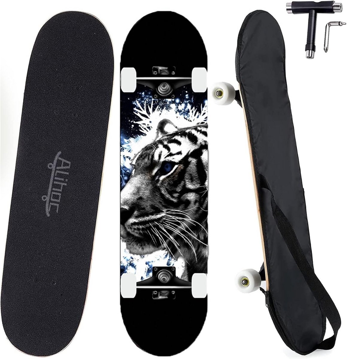 Compleet 7-laags Esdoorn Skateboard voor Beginners en Gevorderden Skateonderdeel kopen online