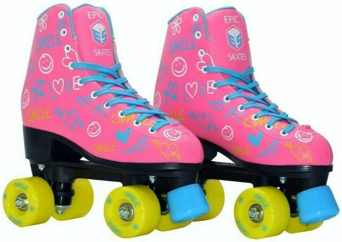 dames quad rolschaatsen roze fashion stijl