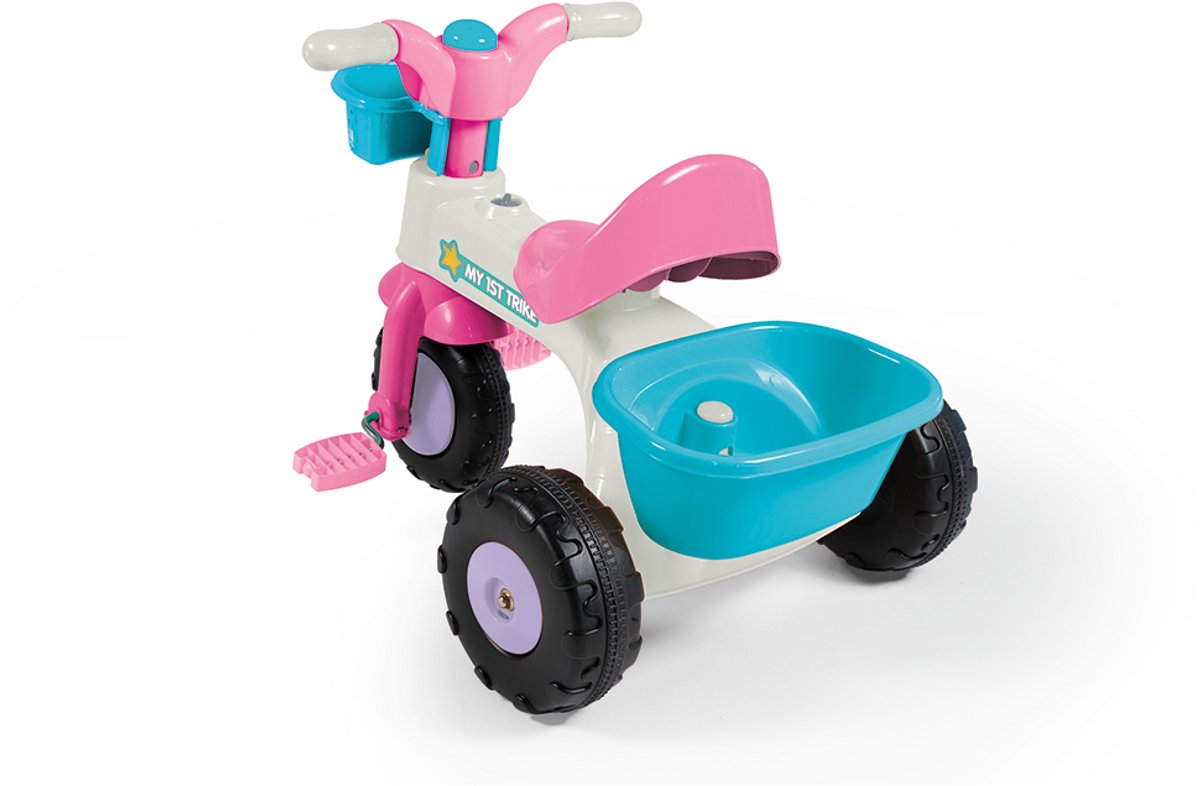 Dolu My First Trike Kinder Driewieler Roze/Wit/Blauw Driewieler kopen online