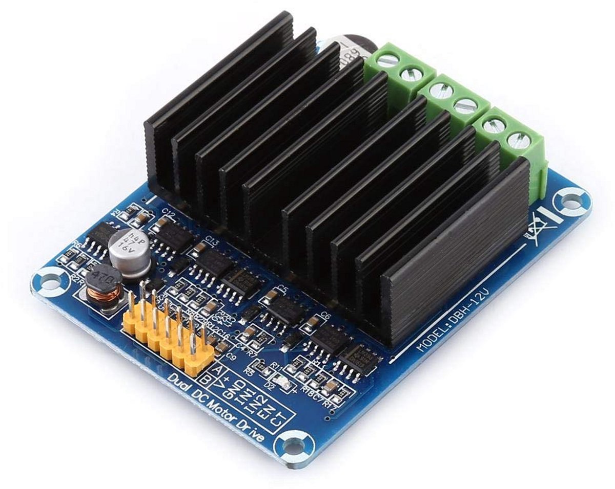 Dual-Channel H-Brug Motor Driver Module DC 5-12V 30A PWM Snelheidsregeling Loopmotor kopen online