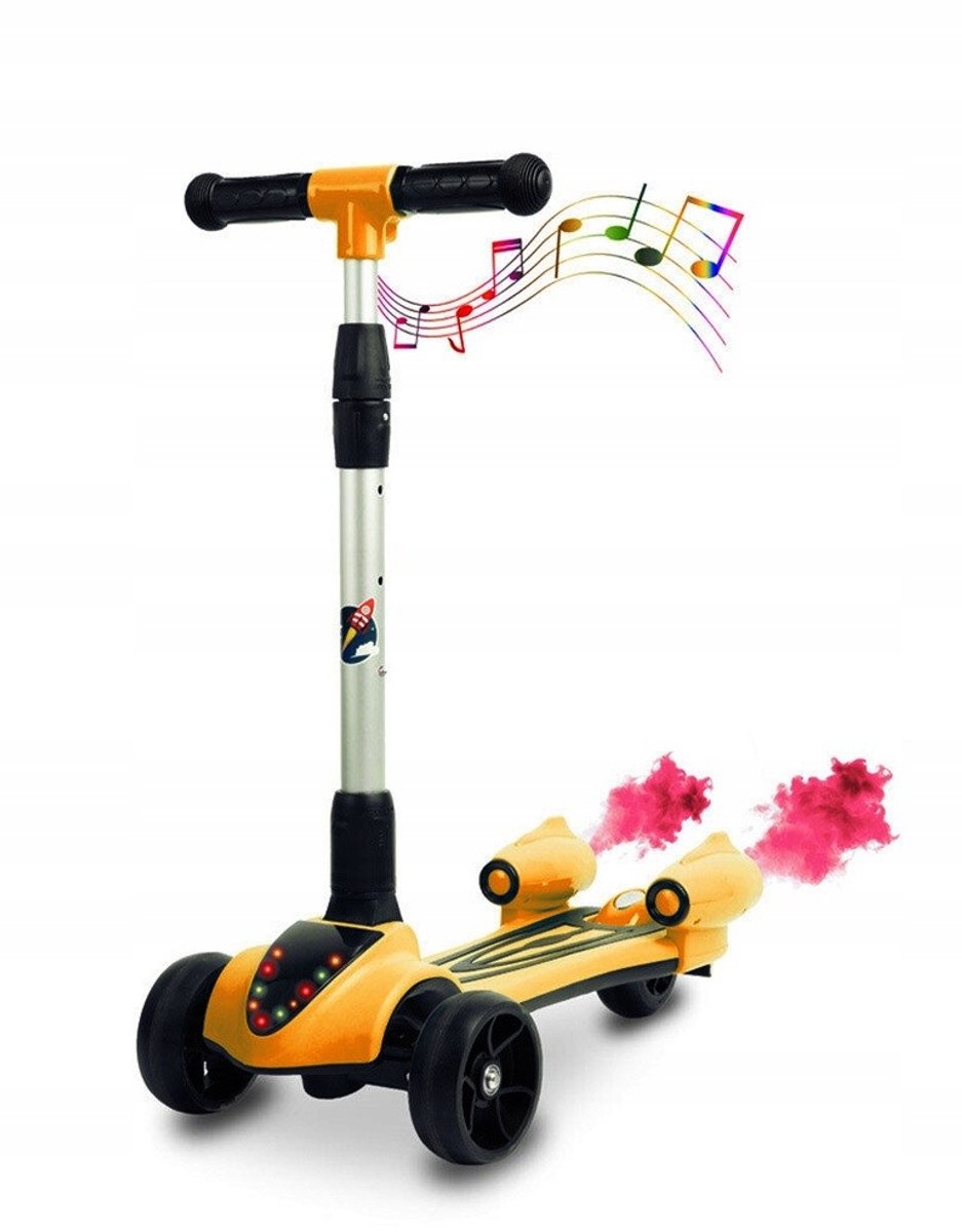 Edënbërg Kinderstep met LED-verlichting en Bluetooth – Met Rookeffect – Oranje Step kopen online