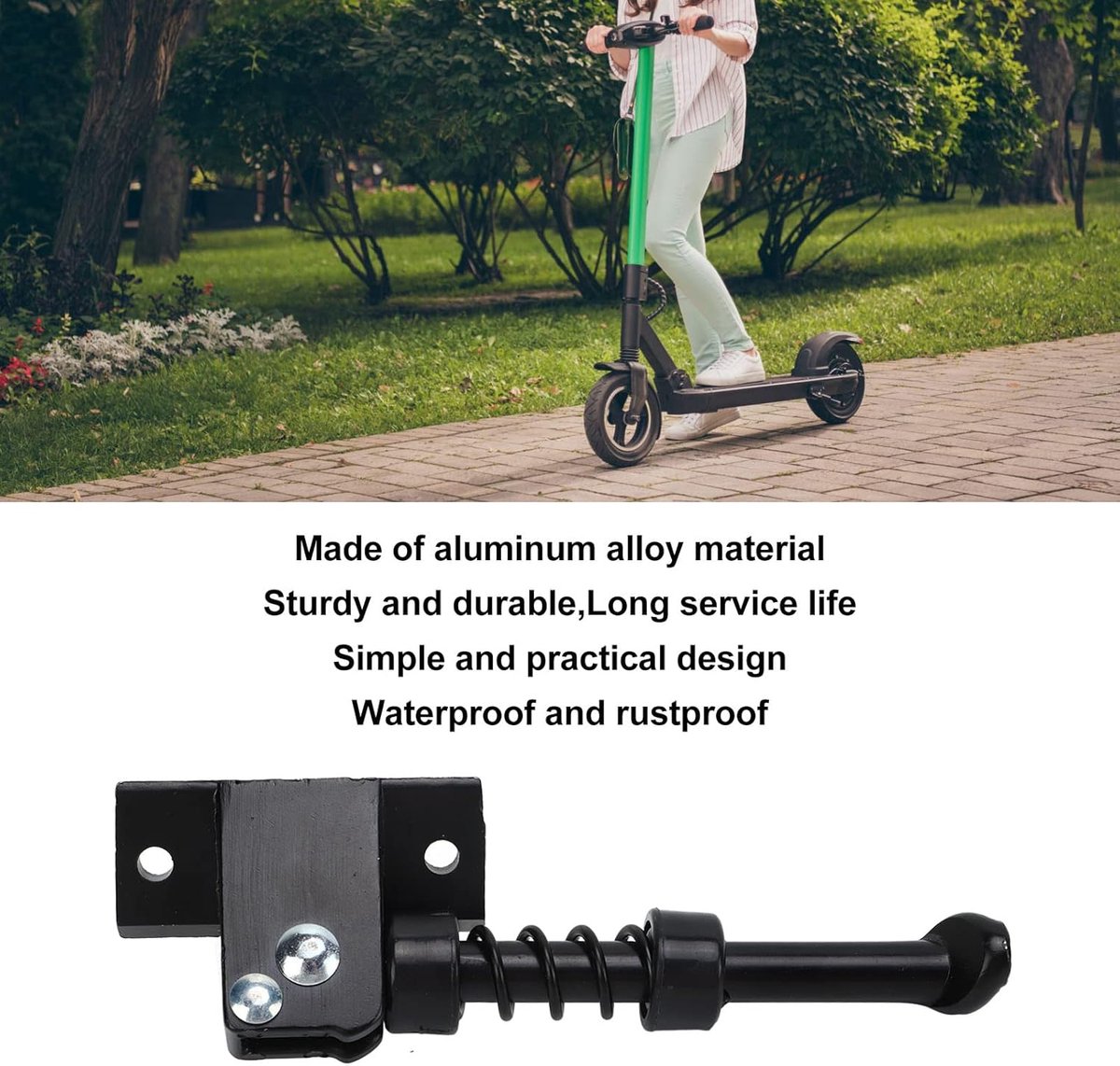 Electric Scooter Stand - Electric Scootering Stand - Aluminium - Scooter Onderdelen - 10 Inch - Zwart Step kopen online