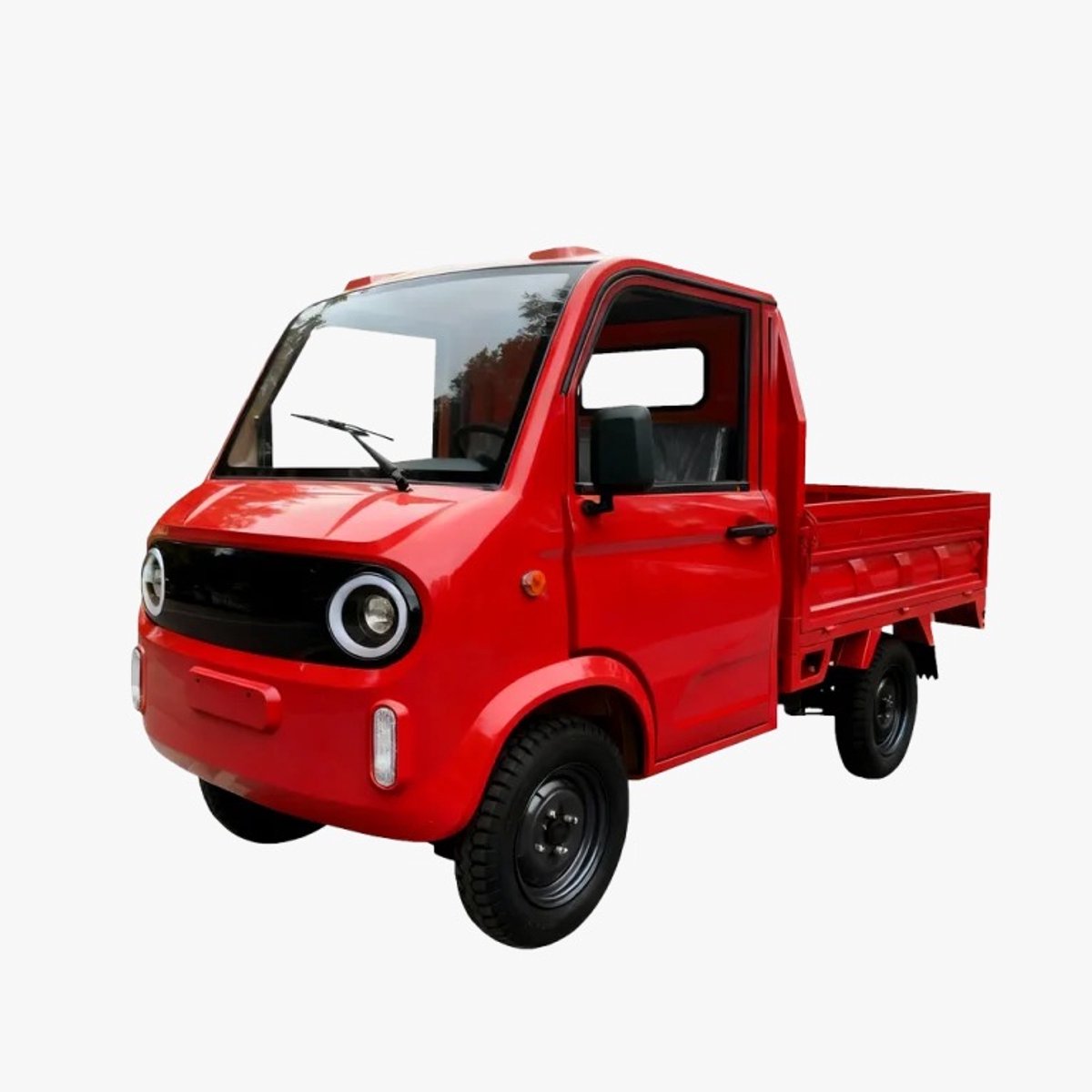 elektrische pickup met vier wielen duurzaam betaalbaar transportvoertuig