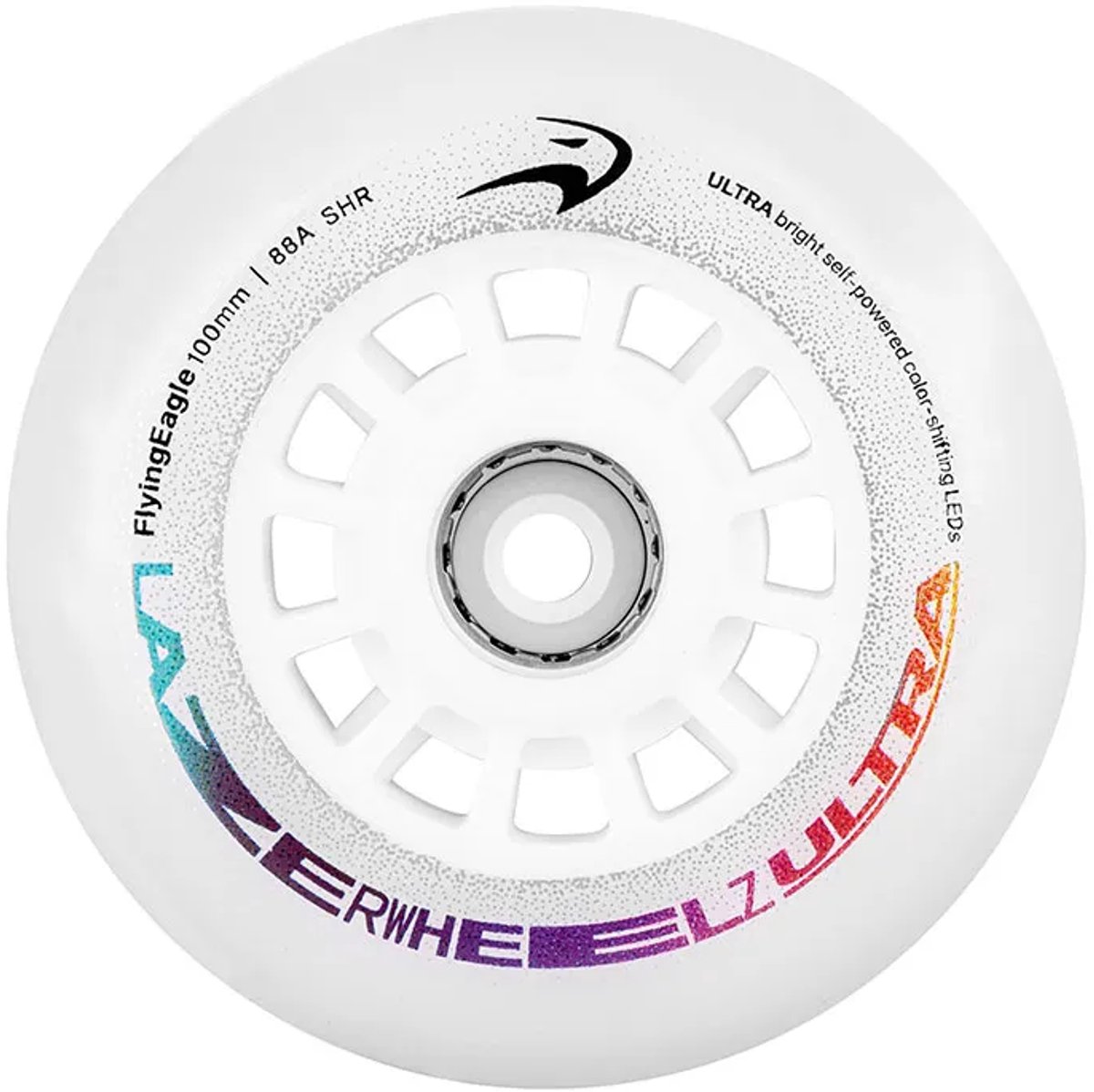 Flying Eagle Lazerwheelz Color Shifting Ultra Schaatswielen Zilver 110 mm/88A Skateonderdeel kopen online