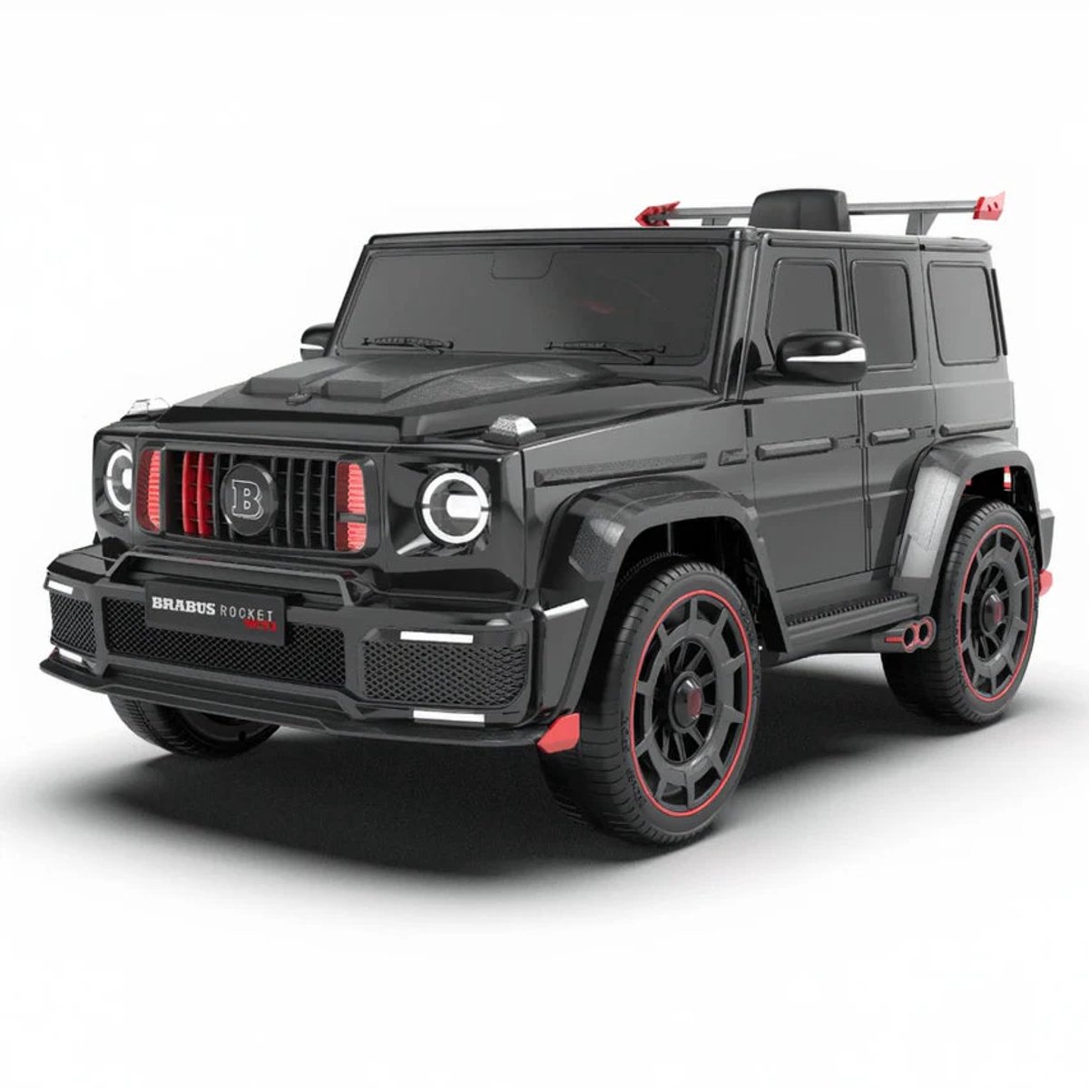 G63 Brabus Rocket 900 - XL | Elektrische Kinderauto - 4x4 - Met afstandsbediening - Zwart Accuvoertuig kopen online