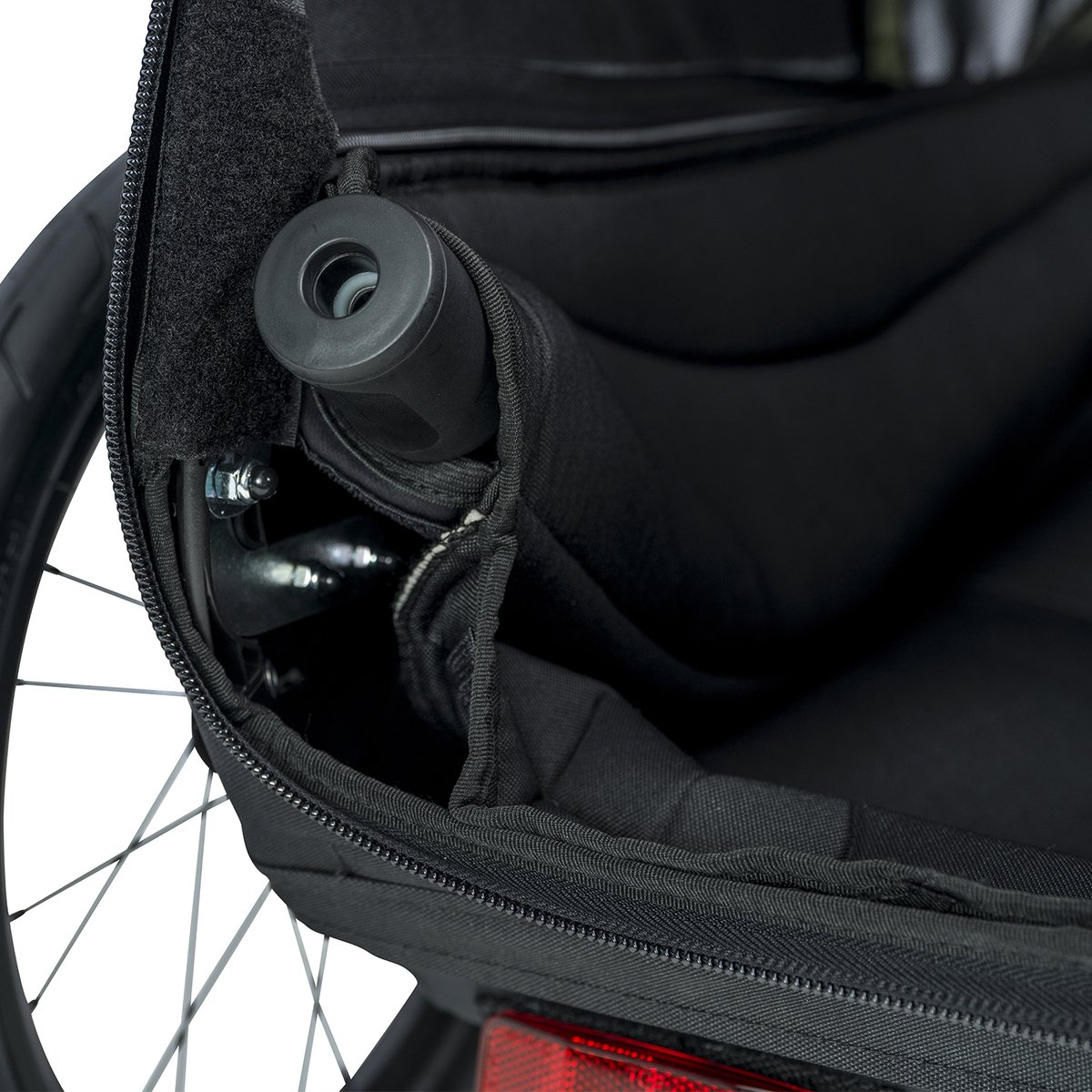 HAMAX Pluto Medium Hondenaanhangerset - Voor middelgrote honden - Groen Step kopen online