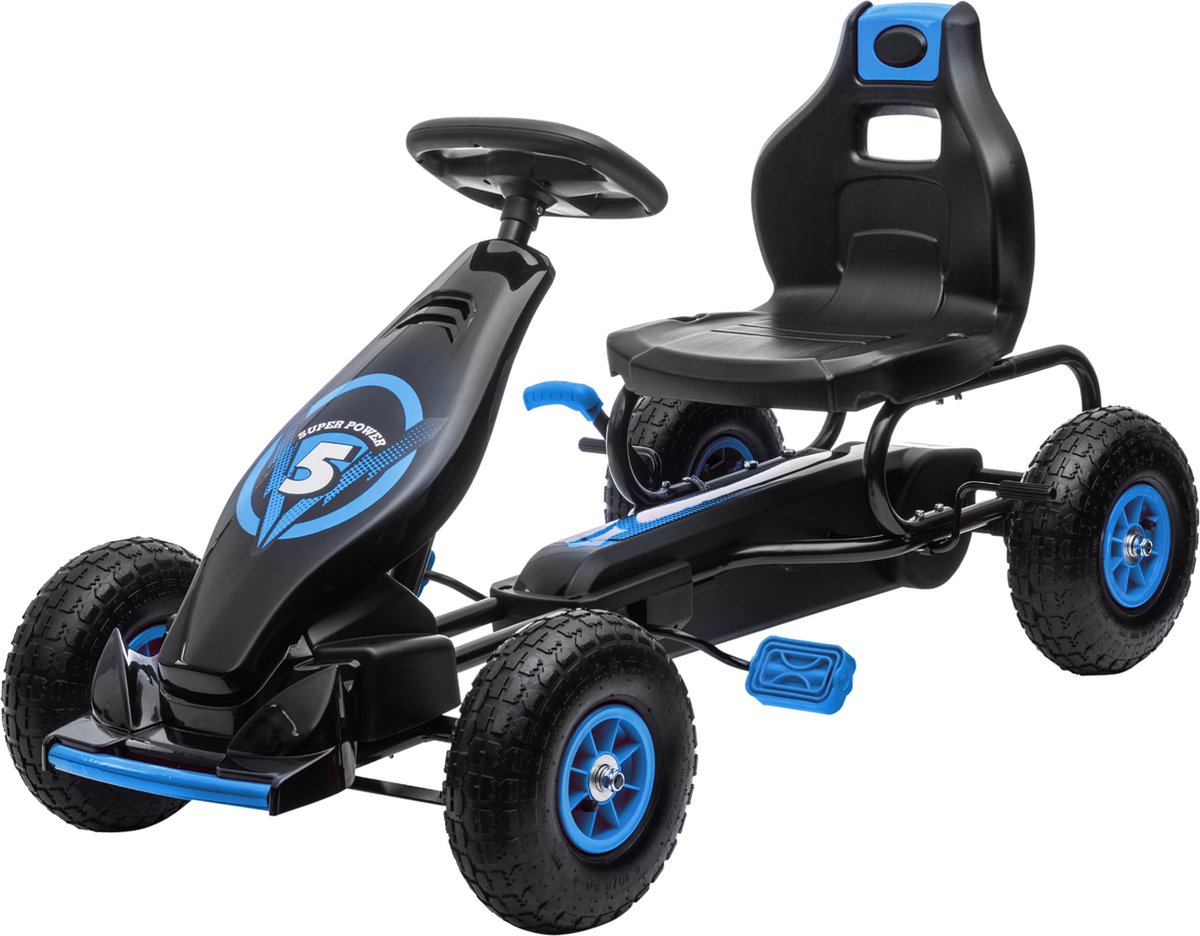HOMCOM Go Kart mit verstellbarem Schalensitz 370-256V00 Skelter kopen online