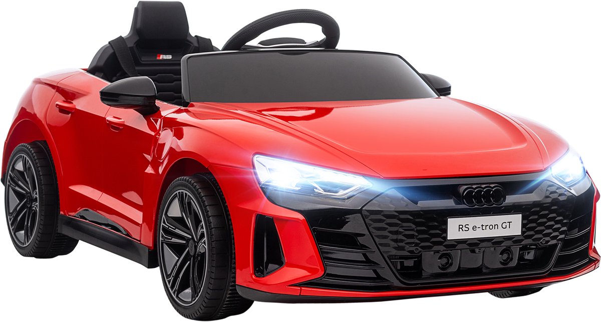 homcom speelgoedvoertuig met afstandbediening audi licentie rood