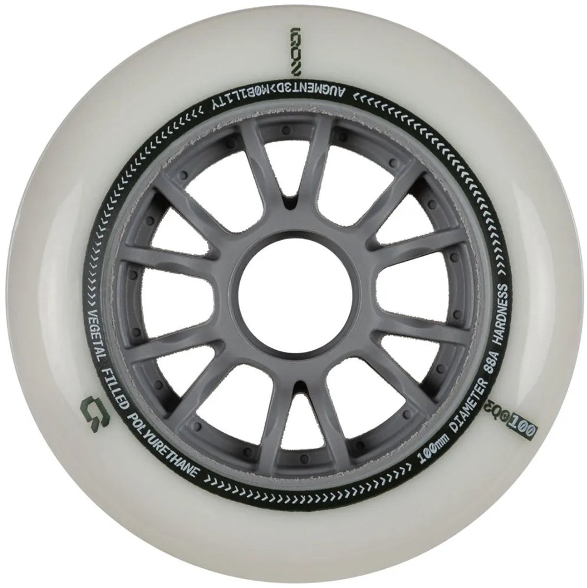 Iqon Eqo 100 88a Schaatswielen 3 Eenheden Goud 100 mm Skateonderdeel kopen online