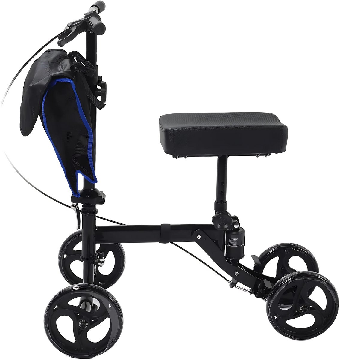 Knie step - Knie steun - Revalidatie fiets - Bestuurbaar en Verstelbaar - Zwart Step kopen online