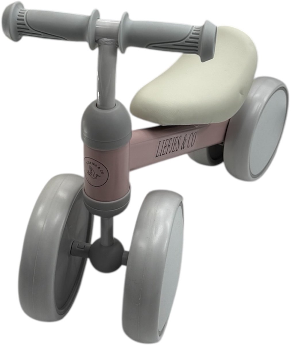 Liefjes & Co Loopfiets / Driewieler vanaf 1 Jaar Pastelroze Loopfiets kopen online