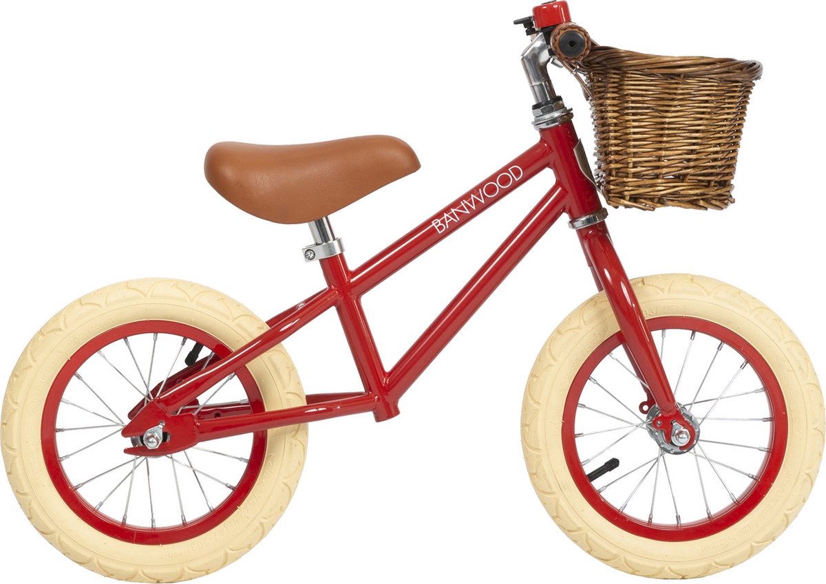 Loopfiets first go rood - Banwood Loopfiets kopen online