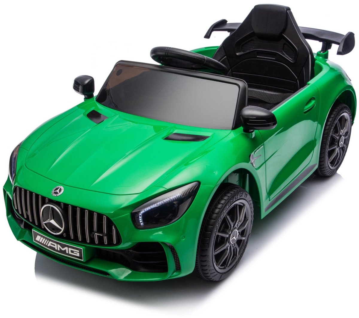 Mercedes GTR AMG - Elektrische Kinderauto 12V - 1 tot 4 jaar - Groen Accuvoertuig kopen online