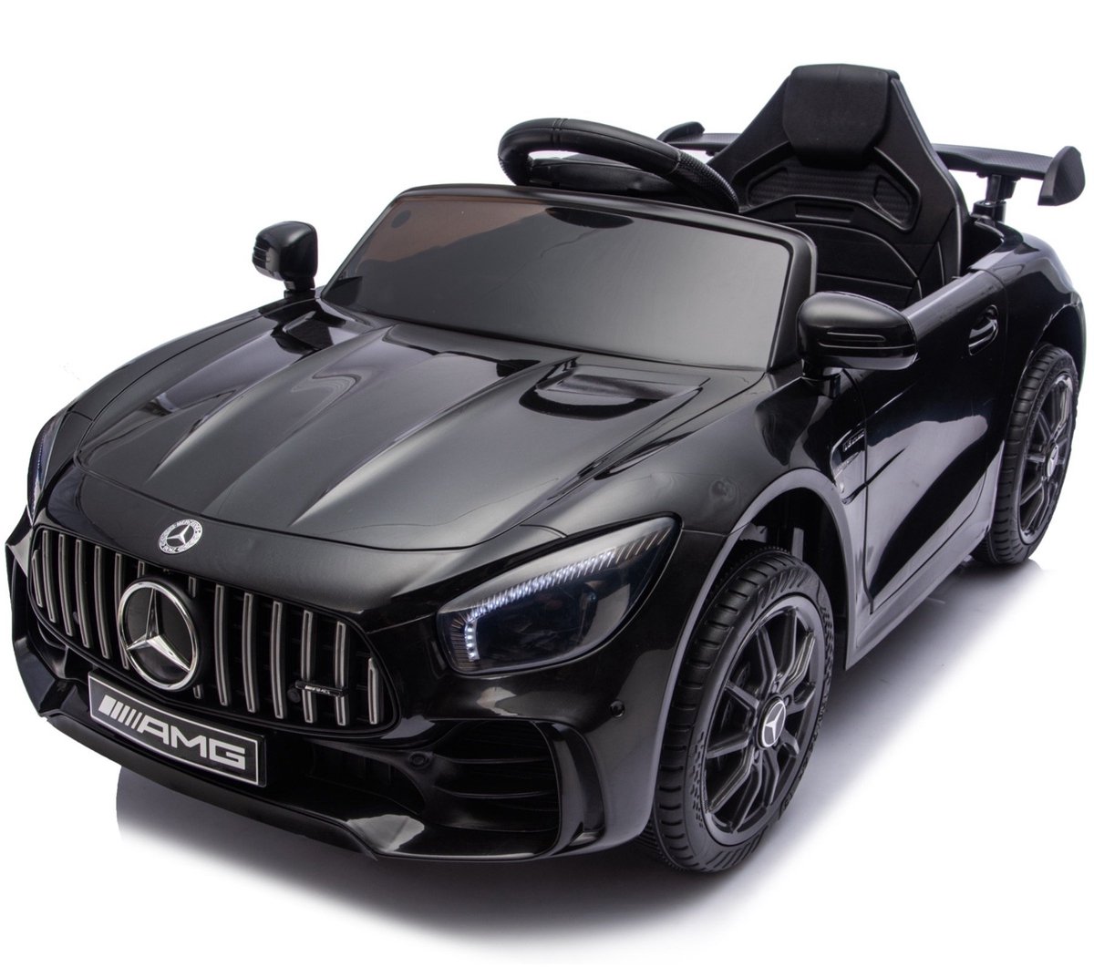 mercedes gtr amg elektrische kinderauto 12v 1 tot 4 jaar zwart