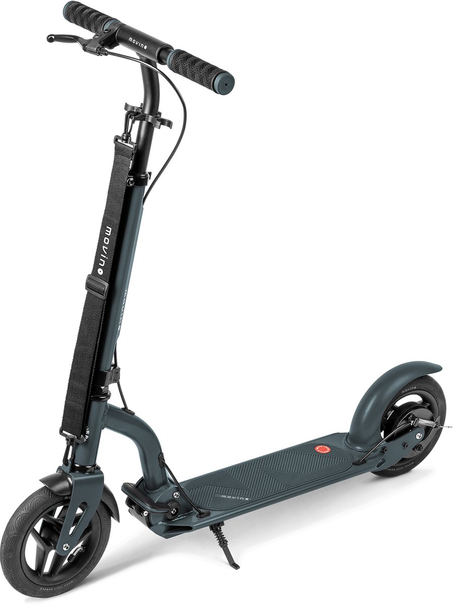 Movino Air - Step - Groen - voor Jongens en Meisjes - Draagkracht tot 100 kg - Kinderstepjes - Lagers ABEC-7 - Trommelrem - Opblaasbare wielen Step kopen online